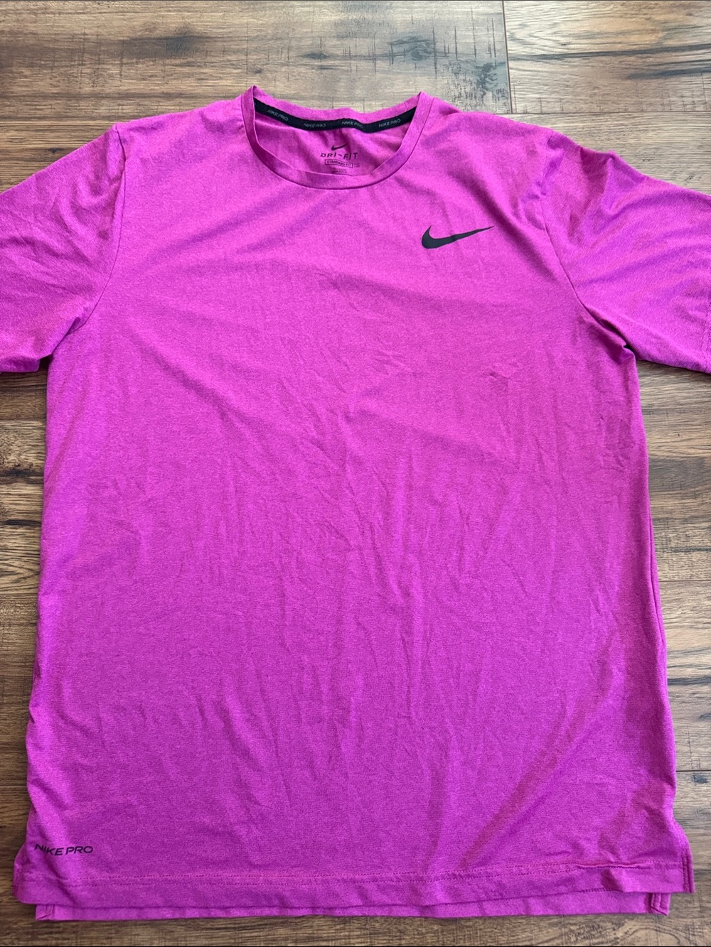 Men’s Nike Pro Dri-Fit Standard Fit Short-Sleeve Performance Shirt sz: Large